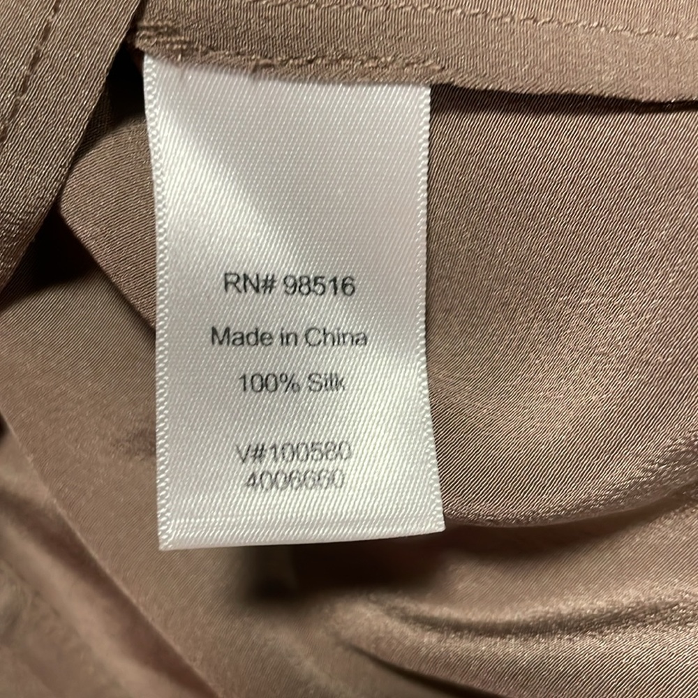 Coldwater Creek 100% Silk Blouse - Pm - image 5